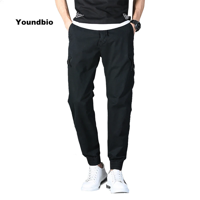 Брюки-карго мужские свободного покроя, повседневные однотонные хлопковые модные штаны до щиколотки, с кулиской и карманами, весна-осень 2021
Брюки-карго мужские свободного покроя, повседневные однотонные хлопковые модные штаны до щиколотки, с кулиской и карманами, весна-осень 2021