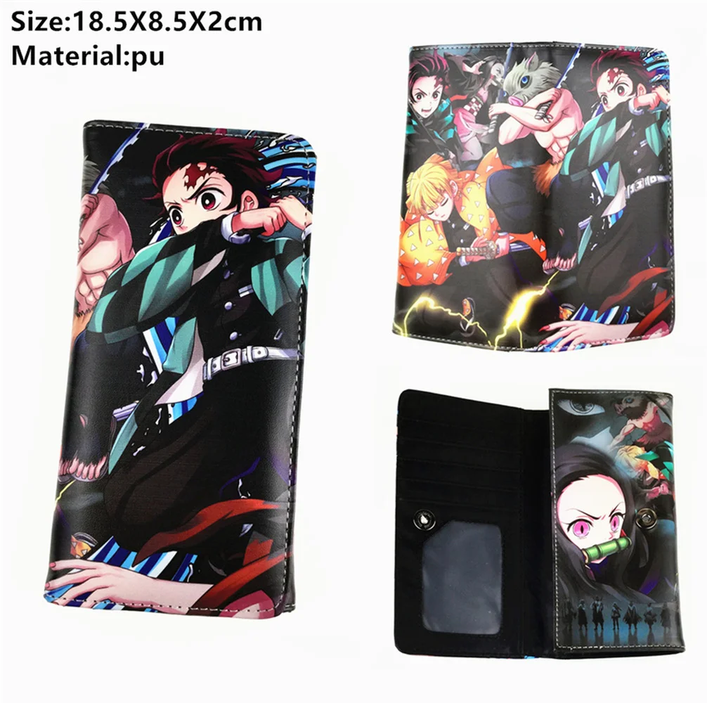 Anime Demon Slayer Leather Wallet Kimetsu No Yaiba Kamado Tanjirou Button Card Holders Layers PU Purse Boys Girls Coin Handbags
Anime Demon Slayer Leather Wallet Kimetsu No Yaiba Kamado Tanjirou Button Card Holders Layers PU Purse Boys Girls Coin Handbags
