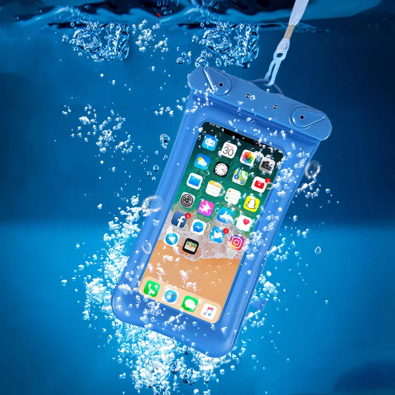 Waterproof Pouch With Airbag for Mobile Phone Underwater Waterproof Bag for IPhone Huawei Samsung Sealed Mobile Phone Case
Waterproof Pouch With Airbag for Mobile Phone Underwater Waterproof Bag for IPhone Huawei Samsung Sealed Mobile Phone Case