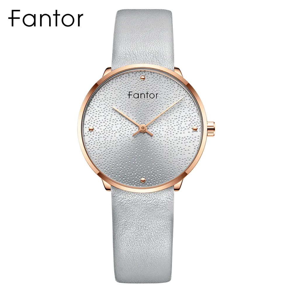 Fantor Топ люксовый бренд элегантные женские наручные часы модные минималистичные