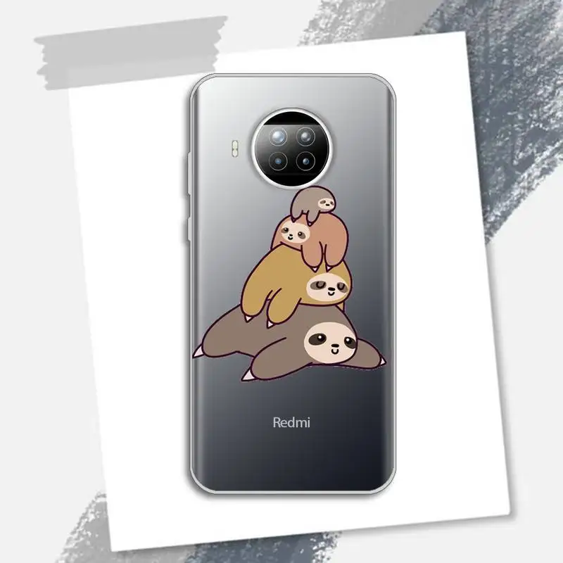Cute animal sloth Cartoons Phone Case Transparent for Xiaomi Redmi note 10 t 8 9 pro lite 11
Cute animal sloth Cartoons Phone Case Transparent for Xiaomi Redmi note 10 t 8 9 pro lite 11