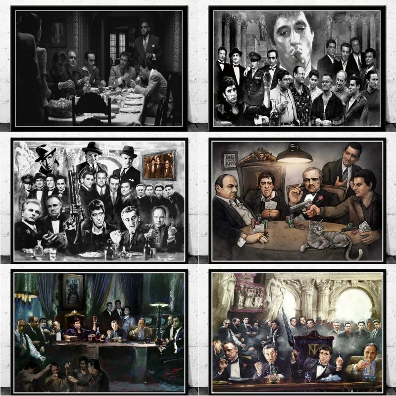 Godfather Canvas Art Posters and Print Vintage Movie Canvas Paintings on The Wall for Living Room Home Decoration Pictures
Godfather Canvas Art Posters and Print Vintage Movie Canvas Paintings on The Wall for Living Room Home Decoration Pictures