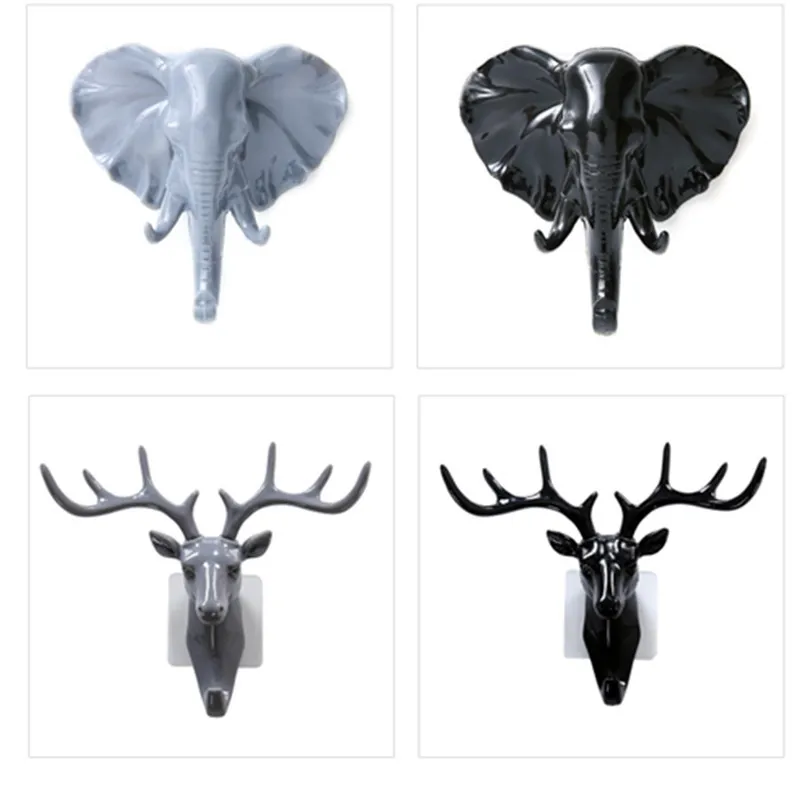 Animal Wall Hooks Antlers elephant home Decoration for Living Room Entrance Hanging Clothes Hat Scarf Key Rack Self-adhesive
Animal Wall Hooks Antlers elephant home Decoration for Living Room Entrance Hanging Clothes Hat Scarf Key Rack Self-adhesive