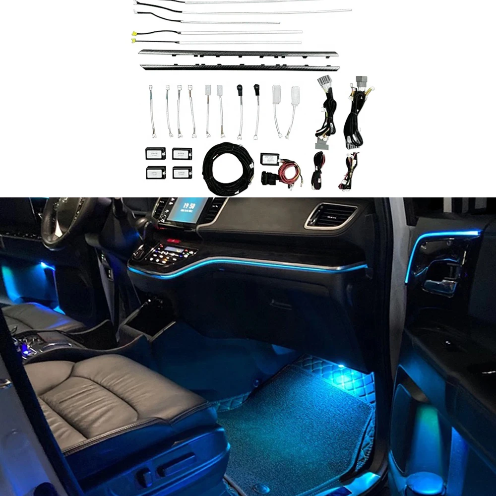 

Most Popular Consumer CE Approved Ns Atmosphere Light 64 Colours Car Interior Lighting Led Ambient Light For Honda Odyssey