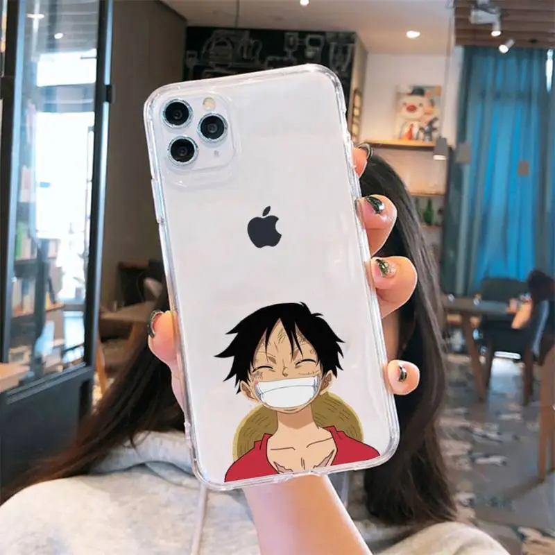 One piece Luffy Phone Case Transparent for iPhone 6 7 8 11 12 s mini pro X XS XR MAX Plus cover funda shell
One piece Luffy Phone Case Transparent for iPhone 6 7 8 11 12 s mini pro X XS XR MAX Plus cover funda shell