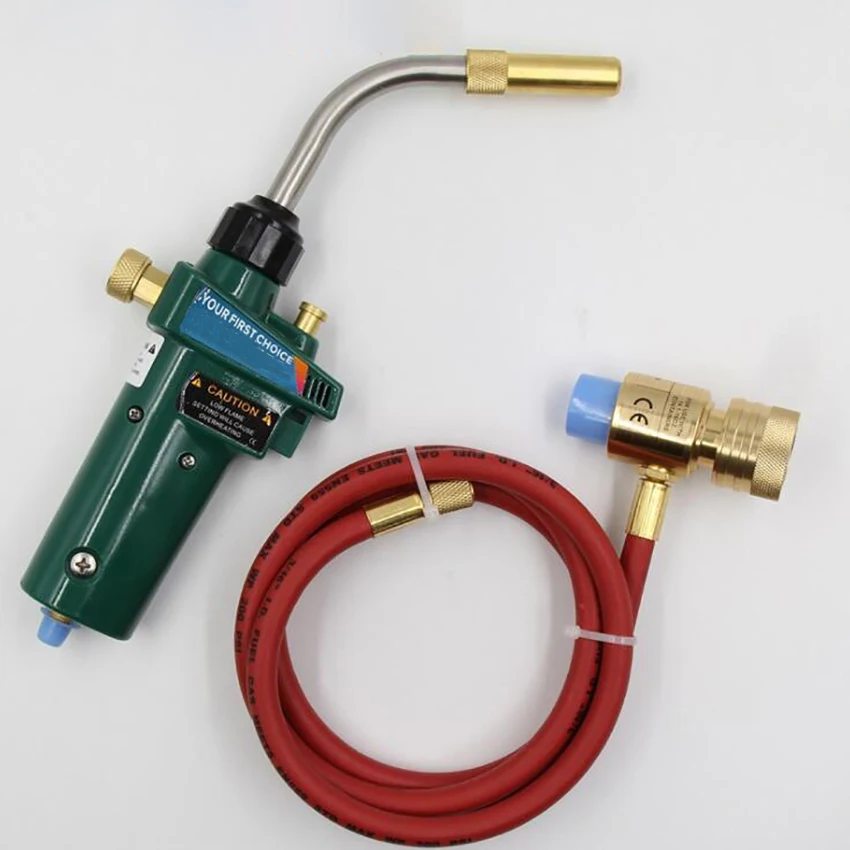 Gas Brazing Torch Self Ignition with 1.5 Meters Hose Handheld Gas Propane Welding Torch Head Swirl flame, Safety Lock Flame
Gas Brazing Torch Self Ignition with 1.5 Meters Hose Handheld Gas Propane Welding Torch Head Swirl flame, Safety Lock Flame