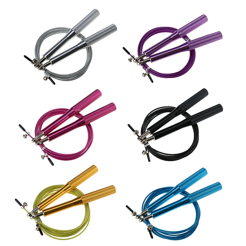 Crossfit Jump Rope Speed Rope 3M METAL BEARING Handle Adjustable Skipping Rope Boxing Fitness Skip Workout Training
Crossfit Jump Rope Speed Rope 3M METAL BEARING Handle Adjustable Skipping Rope Boxing Fitness Skip Workout Training