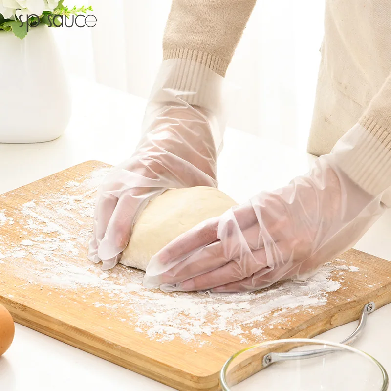 100pcs Disposable Plastic TPE Clear Gloves Food Eco-friendly Gloves for Kitchen Cooking Industrial Restaurant Cleaning Gloves
100pcs Disposable Plastic TPE Clear Gloves Food Eco-friendly Gloves for Kitchen Cooking Industrial Restaurant Cleaning Gloves