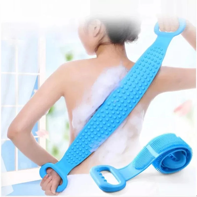 Silicone Back Scrubber Soft Loofah Bath Towel Bath Belt Body Exfoliating Massage For Shower Body Cleaning Bathroom Shower Strap
Silicone Back Scrubber Soft Loofah Bath Towel Bath Belt Body Exfoliating Massage For Shower Body Cleaning Bathroom Shower Strap