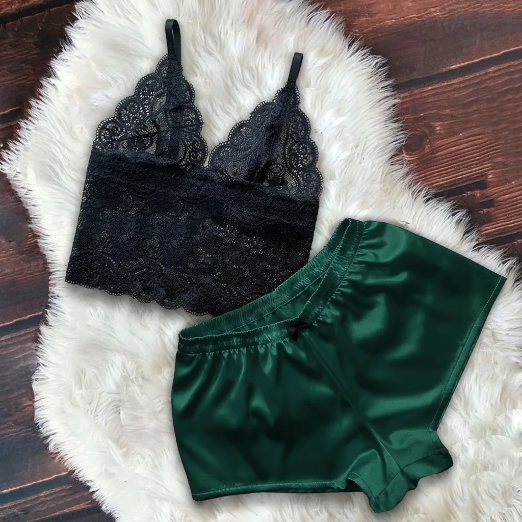 Hot Sale Floral Lace Bralette Satin Shorts Set Lingerie Women Summer Sexy s Ladies Bra And Panty Underwear Pajama
Hot Sale Floral Lace Bralette Satin Shorts Set Lingerie Women Summer Sexy s Ladies Bra And Panty Underwear Pajama