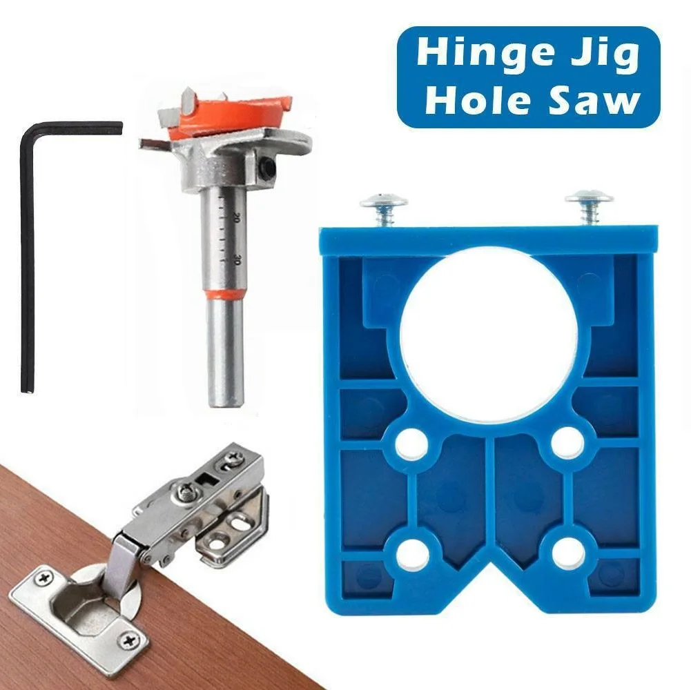 Locator Tools Hinge Jig Drill Hole Saw 35mm For Furniture Door Cabinet Installation Home Decoration Tool Accessories
Locator Tools Hinge Jig Drill Hole Saw 35mm For Furniture Door Cabinet Installation Home Decoration Tool Accessories