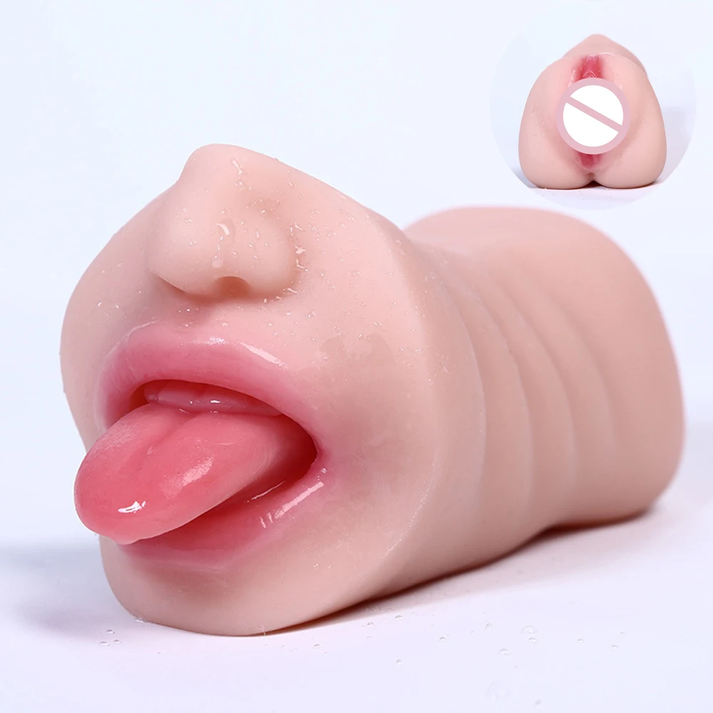 

Секс-кукла реальная 3D Глубокая глотка Мужской мастурбатор язык лизание карманная киска Реалистичная Вагина и оральный секс-игрушки для муж...
