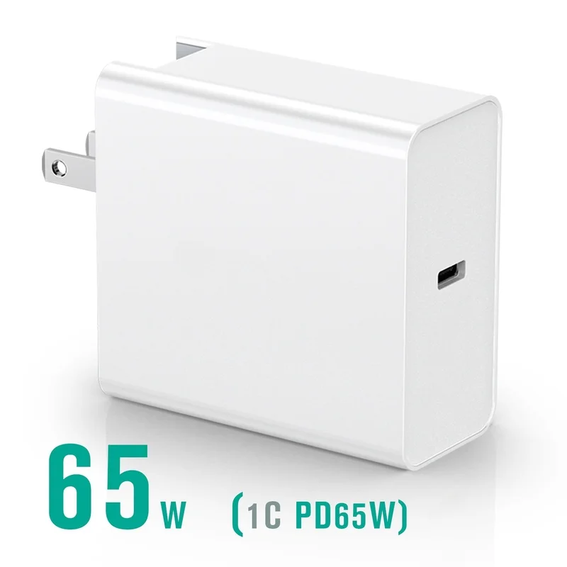 65W PD Quick Charger for Apple MacBook Pro Air Powser Adapter 20V 3.25A Foldable Type C Fast Charging Head Chargers Accessories
65W PD Quick Charger for Apple MacBook Pro Air Powser Adapter 20V 3.25A Foldable Type C Fast Charging Head Chargers Accessories