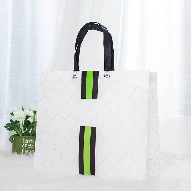 Customizable White Green Patchwork Eco Shopping Bag Foldable Reusable Tote Folding Pouch Travel Non-woven Clothes Storage Bag
Customizable White Green Patchwork Eco Shopping Bag Foldable Reusable Tote Folding Pouch Travel Non-woven Clothes Storage Bag