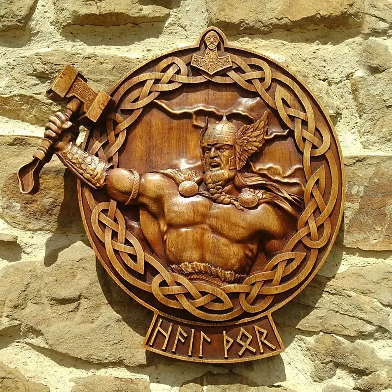 Odin Ravens Viking Mythology Norse Mythology Symbolism Carving Wall Hanging Decor Home Decor for Outdoor Resin Figurines Craft
Odin Ravens Viking Mythology Norse Mythology Symbolism Carving Wall Hanging Decor Home Decor for Outdoor Resin Figurines Craft