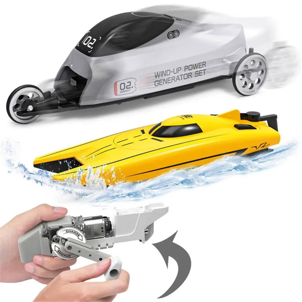 LeadingStar Subotech DIY011 Hand Crank Boat Car Winch Power Generator Set Kids Toy Children Educational Play | Игрушки и хобби