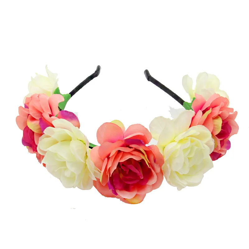 Women Fashion Fake Flower Headband Lady Beach Casual Decorative Hairband Hairpin Princess Bride Wedding Headwear Hair Accessory
Women Fashion Fake Flower Headband Lady Beach Casual Decorative Hairband Hairpin Princess Bride Wedding Headwear Hair Accessory