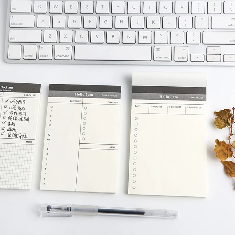 52Sheets Creative Desktop Plan Book Notepad Sticky Note Tearable Notes Book Schedule Note Paper
52Sheets Creative Desktop Plan Book Notepad Sticky Note Tearable Notes Book Schedule Note Paper
