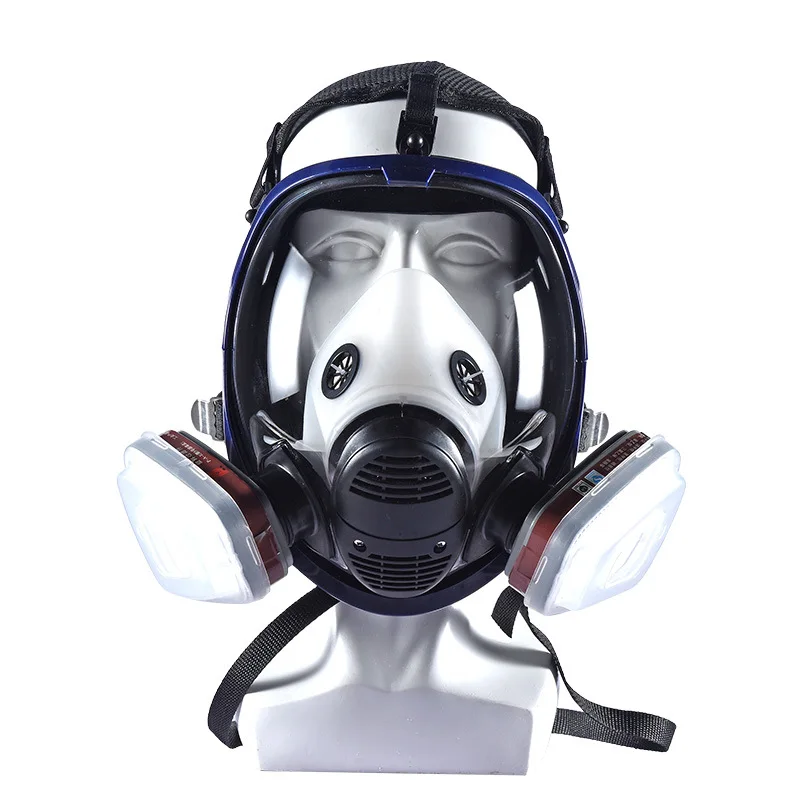 Gas Mask Respirator with Canister Filter Widely Used For Organic Paint Spary Acid Dust Pesticide Protection Chemical mask | Безопасность
