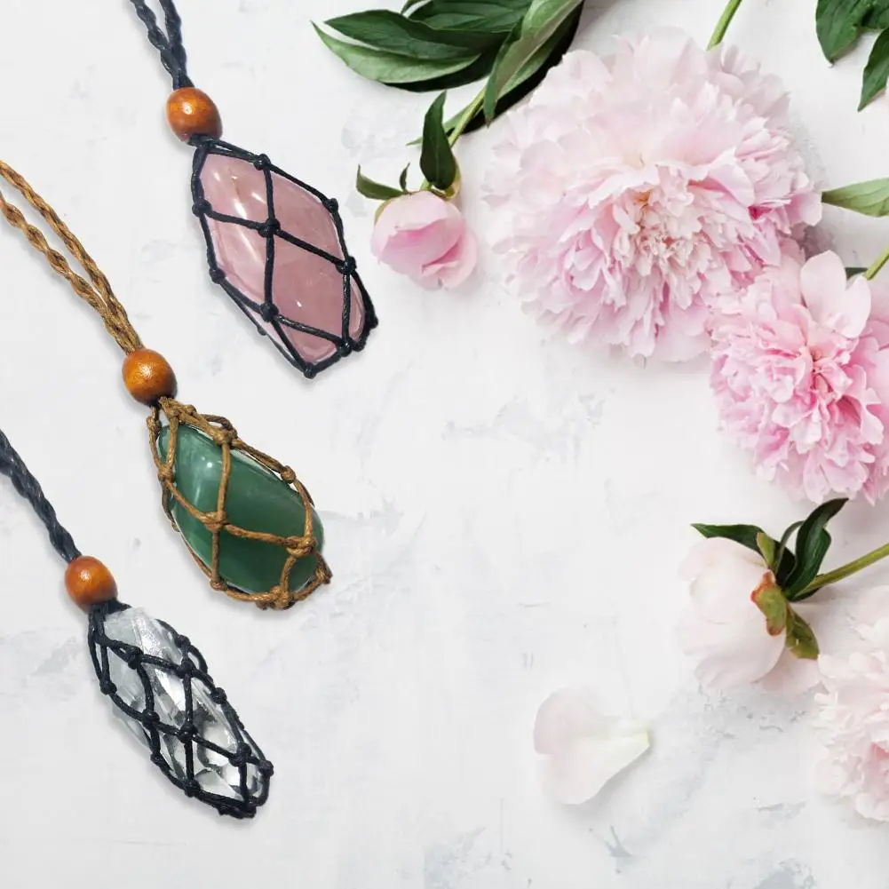 Necklace Cord Empty Stone Holder Replacement Necklace Rope with Adjustable Length Making Accessories for Stone Necklace DIY
Necklace Cord Empty Stone Holder Replacement Necklace Rope with Adjustable Length Making Accessories for Stone Necklace DIY