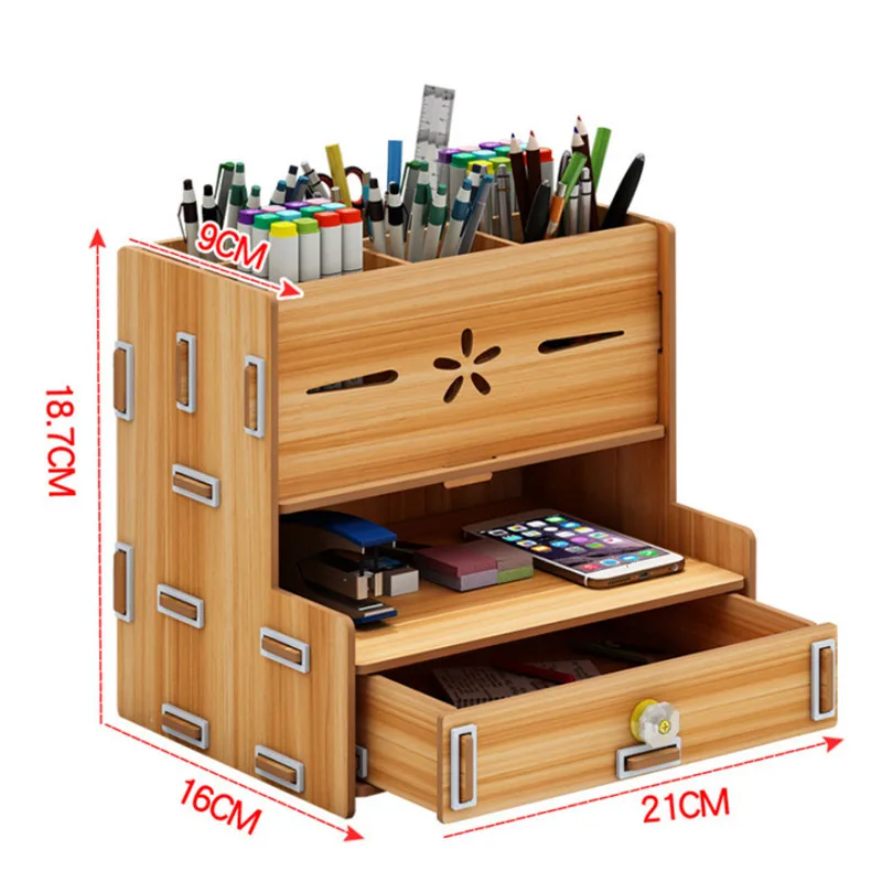 Multifunctional Storage Box Desk Organizer Desktop Phone Pen Holder Wooden Space Saving Office School Home Use Tray with Drawer
Multifunctional Storage Box Desk Organizer Desktop Phone Pen Holder Wooden Space Saving Office School Home Use Tray with Drawer