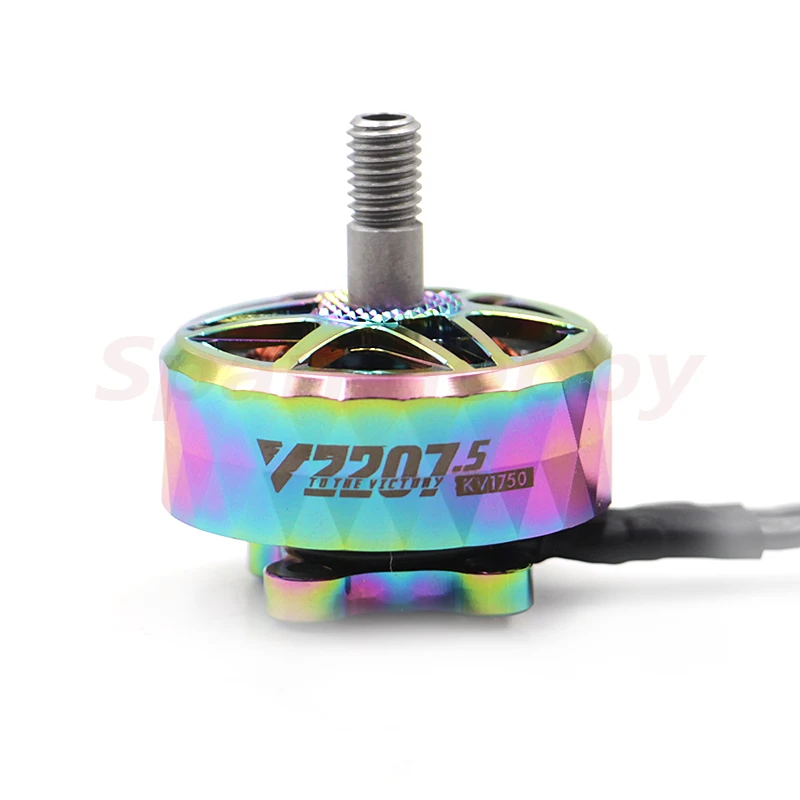 Новый оригинальный Т-образный двигатель V2207.5 1750KV Rainbow 1950KV Golden 2550KV Iron 4-6S 4mm вал