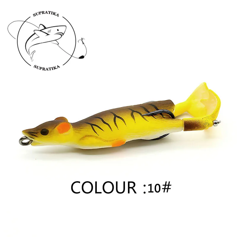 Искусственная силиконовая мышь плавающие воблеры 9 см/12 г силиконовая рыболовная приманка с трехмерными глазами Антикоррозийная бионическ... 
Искусственная силиконовая мышь плавающие воблеры 9 см/12 г силиконовая рыболовная приманка с трехмерными глазами Антикоррозийная бионическ...