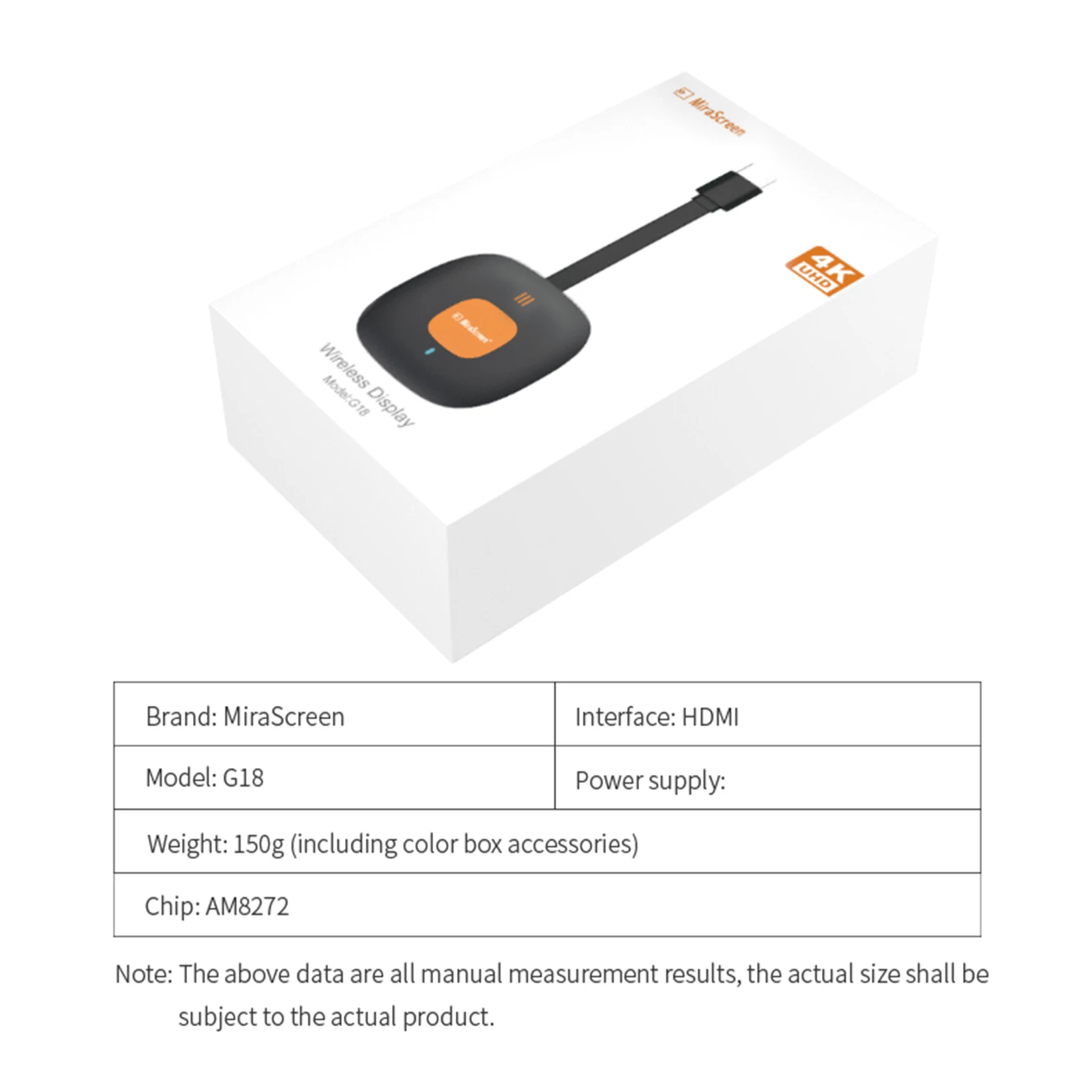 2.4G TV Stick 4K Ultra HD Wireless TV Dongle Wifi Display Receiver Support For Miracast Airplay DLNA For Android IOS
2.4G TV Stick 4K Ultra HD Wireless TV Dongle Wifi Display Receiver Support For Miracast Airplay DLNA For Android IOS