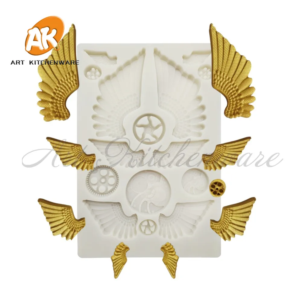 Wings Cake Molds decorative Silicone Mold for Birthday Fondant Cake Decorating Tool Kitchen Baking Tool Cho
Wings Cake Molds decorative Silicone Mold for Birthday Fondant Cake Decorating Tool Kitchen Baking Tool Cho