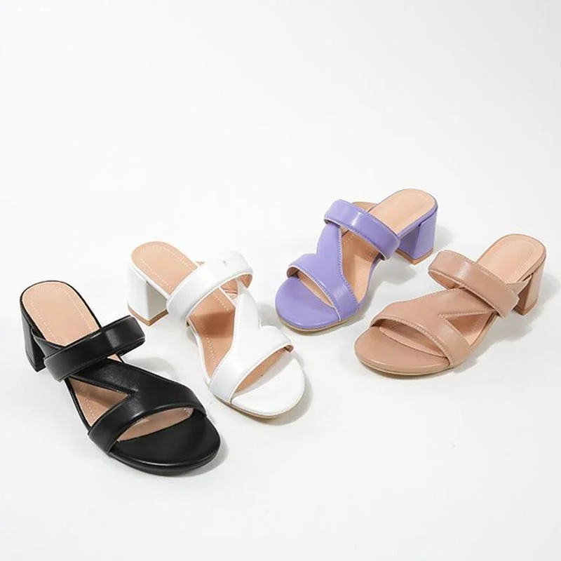 Summer Slippers Women's Thick Heel Leisure Beach Vacation Outside Wear High-heeled Sandals Shoes Women Slippers
Summer Slippers Women's Thick Heel Leisure Beach Vacation Outside Wear High-heeled Sandals Shoes Women Slippers