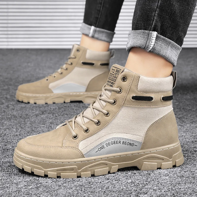 Мужская осенне-зимняя обувь с высоким верхом из хлопка, бархатная теплая прочная амортизирующая обувь на шнуровке
Мужская осенне-зимняя обувь с высоким верхом из хлопка, бархатная теплая прочная амортизирующая обувь на шнуровке