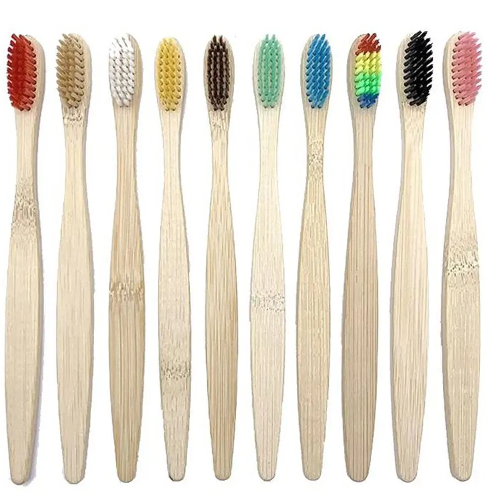 10PCS Colorful Toothbrush Natural Bamboo Tooth brush Set Soft Bristle Charcoal Teeth Eco Bamboo Toothbrushes Dental Oral Care
10PCS Colorful Toothbrush Natural Bamboo Tooth brush Set Soft Bristle Charcoal Teeth Eco Bamboo Toothbrushes Dental Oral Care