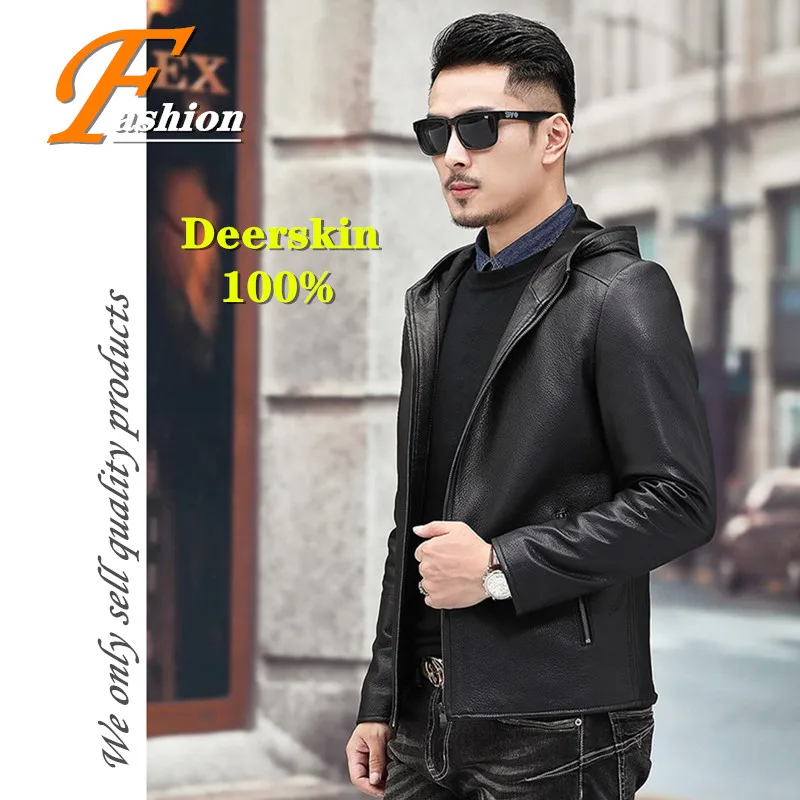 High-grade new men's casual and comfortable breathable fashion pure color warm all-match No-iron red deer leather jacket coat
High-grade new men's casual and comfortable breathable fashion pure color warm all-match No-iron red deer leather jacket coat