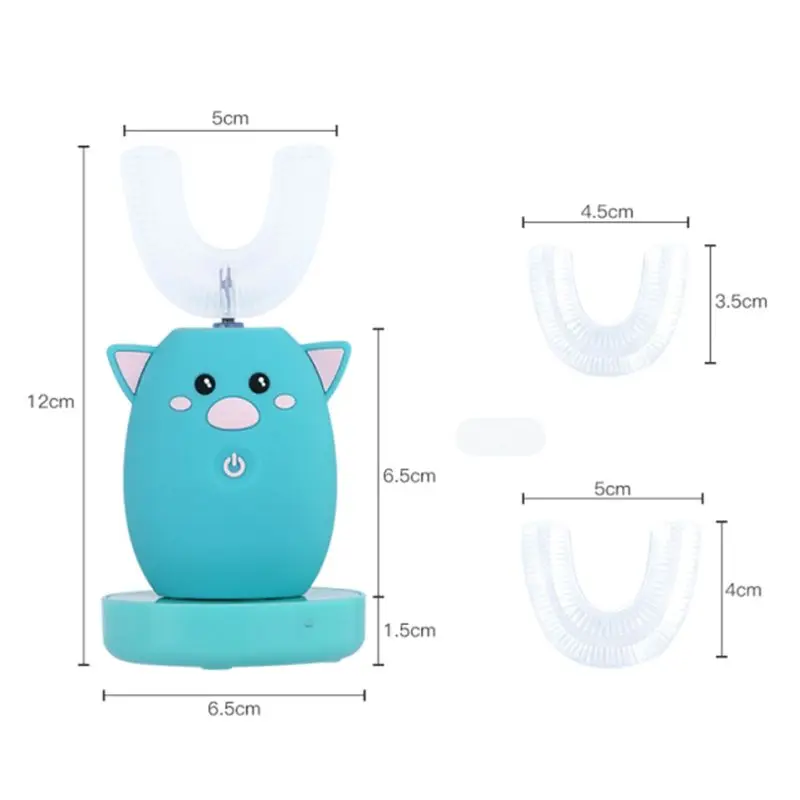 Children 360 Degrees Sonic Intelligent Automatic Electric Toothbrush 3 Modes Rechargeable U Type Toothbrush For Kids Best Gift
Children 360 Degrees Sonic Intelligent Automatic Electric Toothbrush 3 Modes Rechargeable U Type Toothbrush For Kids Best Gift