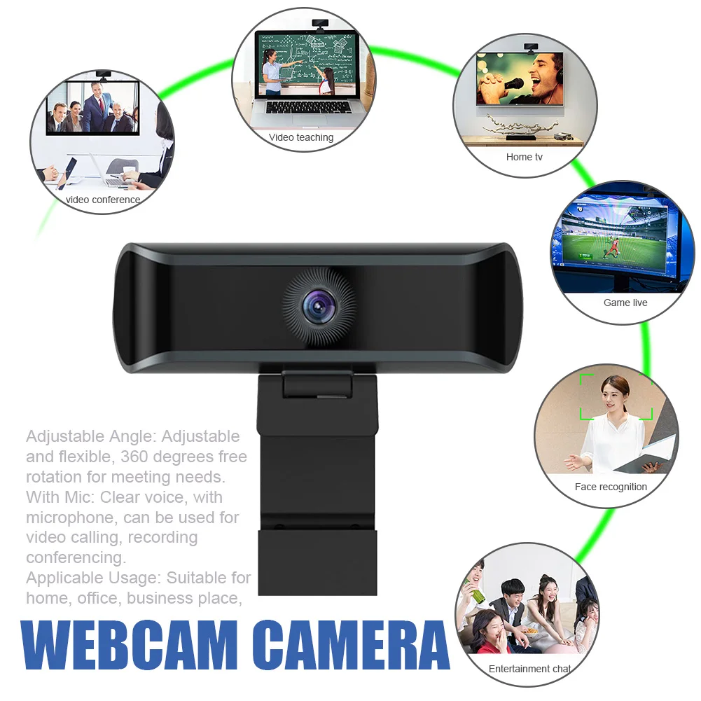1080P 30fps Online Teaching Auto Desktop Computer Live Streaming With Mic USB 2.0 Rotatable Webcam Camera Home Office
1080P 30fps Online Teaching Auto Desktop Computer Live Streaming With Mic USB 2.0 Rotatable Webcam Camera Home Office