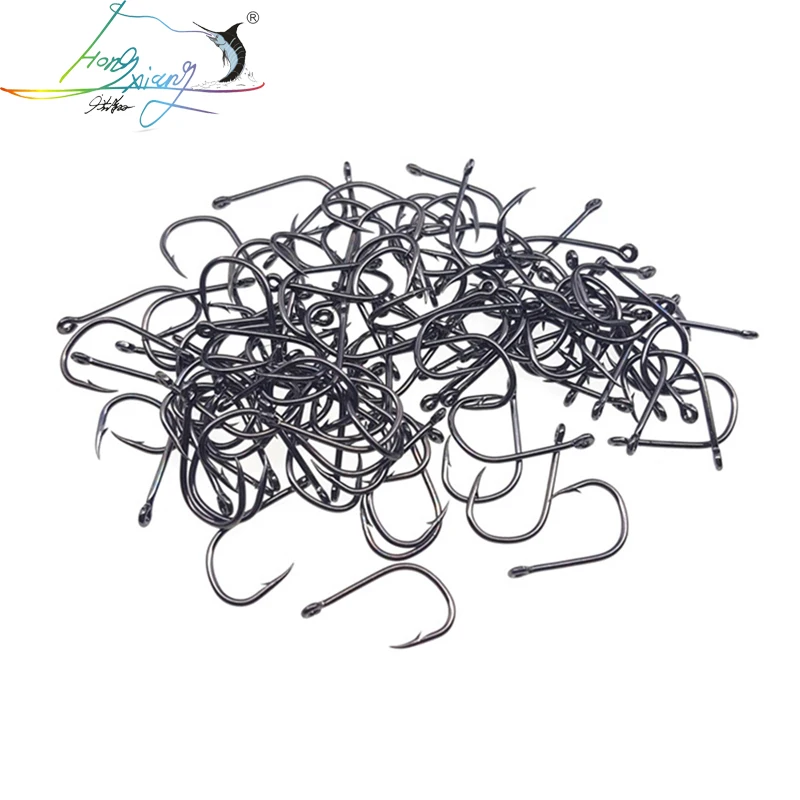 100 pcs/box High Carbon Steel Fishhooks Barbed Hook Pesca Jig Head Peche Lake River Ocean Carp Fly Fishing Hooks
100 pcs/box High Carbon Steel Fishhooks Barbed Hook Pesca Jig Head Peche Lake River Ocean Carp Fly Fishing Hooks