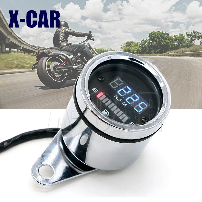 Тахометр для мотоцикла X-CAR с ЖК-дисплеем, 12 В, Универсальный мотоциклетный модифицированный инструмент, алюминиевый корпус, водонепроницае...
Тахометр для мотоцикла X-CAR с ЖК-дисплеем, 12 В, Универсальный мотоциклетный модифицированный инструмент, алюминиевый корпус, водонепроницае...