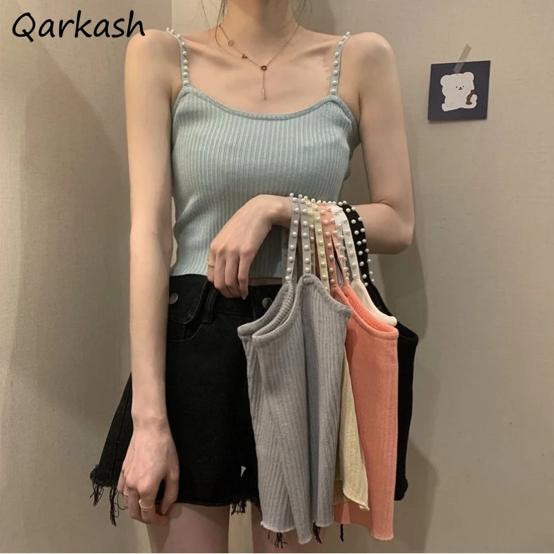 Tanks Women Summer Solid Slim Sexy Simple Korean Style Fashion All-match Comfortable Beach 6 Colors Ladies College Hot Sale Ins
Tanks Women Summer Solid Slim Sexy Simple Korean Style Fashion All-match Comfortable Beach 6 Colors Ladies College Hot Sale Ins