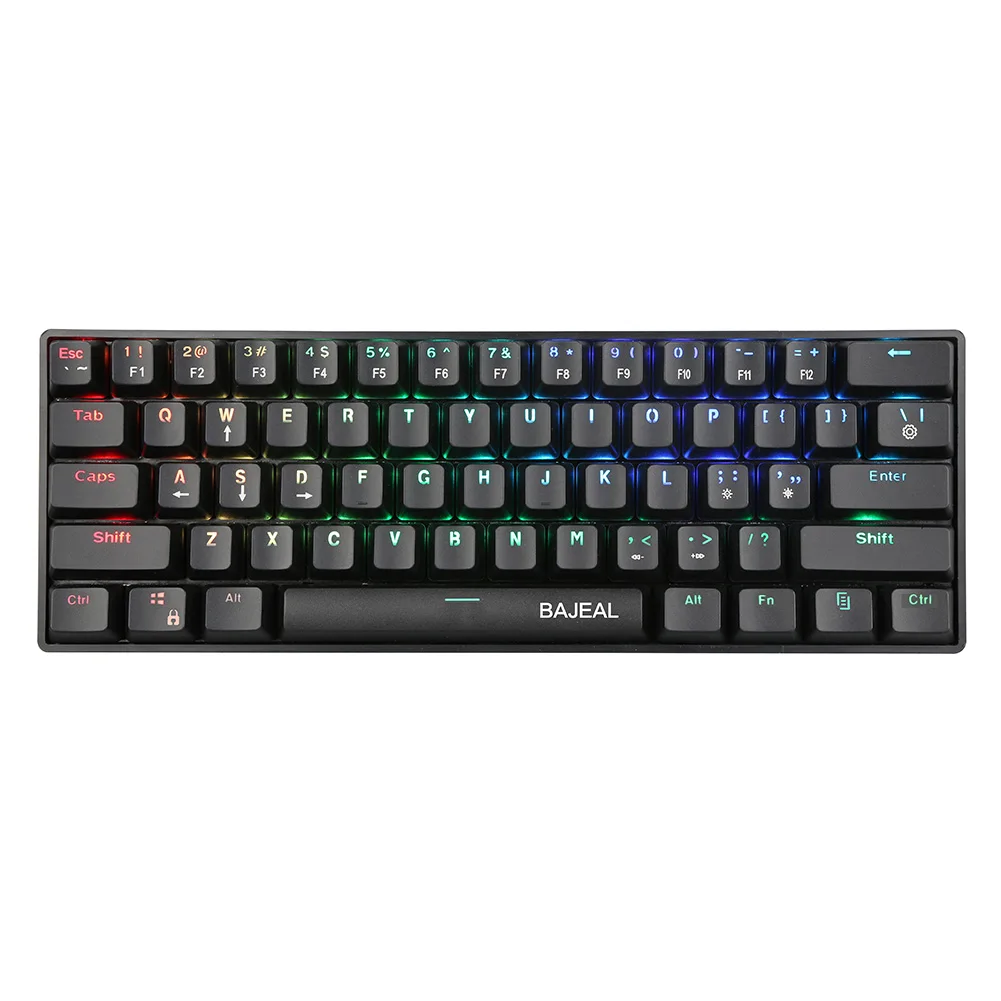 61-клавишная Проводная Механическая игровая мини-клавиатура Type-C с синим переключателем для настольного ноутбука и планшета
61-клавишная Проводная Механическая игровая мини-клавиатура Type-C с синим переключателем для настольного ноутбука и планшета