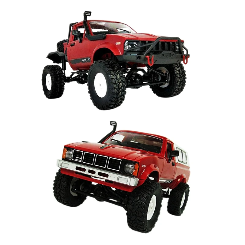 WPL C-24 1/16 Scale RC Car Rock Crawler 4WD Off-Road Truck Best Toy Red & WPL C14 1:16 Scale 2.4G 2CH 4WD Mini Off-Road RC Semi-
WPL C-24 1/16 Scale RC Car Rock Crawler 4WD Off-Road Truck Best Toy Red & WPL C14 1:16 Scale 2.4G 2CH 4WD Mini Off-Road RC Semi-