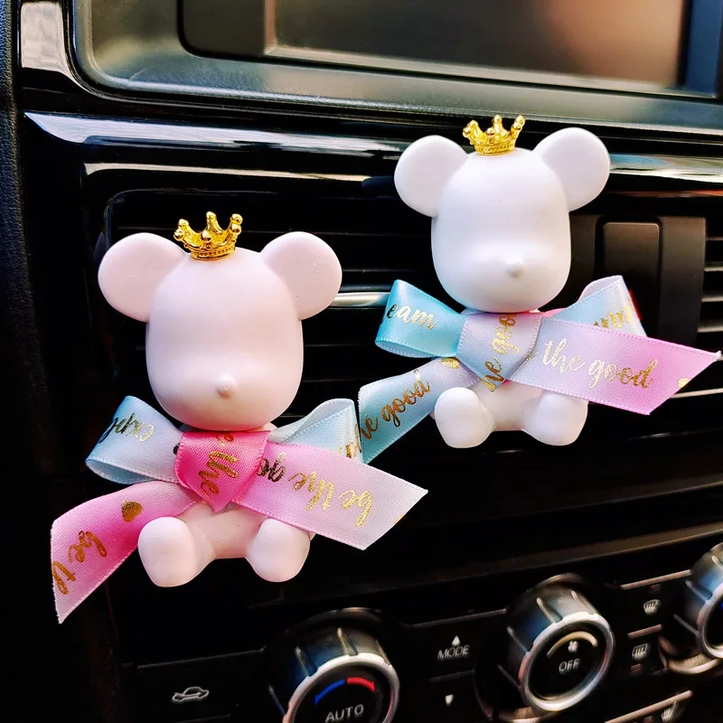 Освежитель воздуха для автомобиля с милым бантом, маленьким медведем, розовая корона с бантом, аксессуары для автомобиля, украшение для жен...
Освежитель воздуха для автомобиля с милым бантом, маленьким медведем, розовая корона с бантом, аксессуары для автомобиля, украшение для жен...
