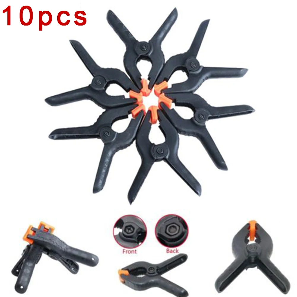 10Pcs 2inch Spring Clamps Hard Plastic Woodworking Spring Clip Wood Bar Photo Picture Frame Toggle Clamp Black Spring Clip
10Pcs 2inch Spring Clamps Hard Plastic Woodworking Spring Clip Wood Bar Photo Picture Frame Toggle Clamp Black Spring Clip