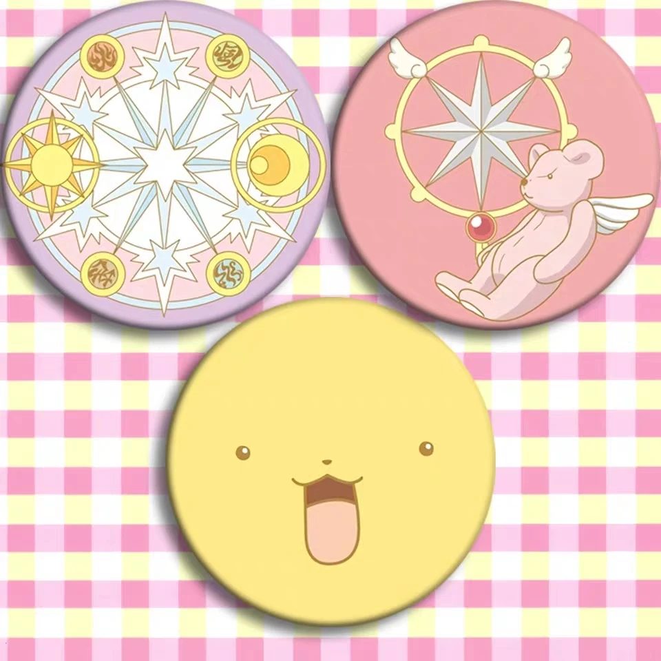 Japan Anime Card Captor Sakura KINOMOTOSAKURA Cosplay Badge Cartoon Collection Backpacks Badges Bags Button Brooch Pins gift
Japan Anime Card Captor Sakura KINOMOTOSAKURA Cosplay Badge Cartoon Collection Backpacks Badges Bags Button Brooch Pins gift