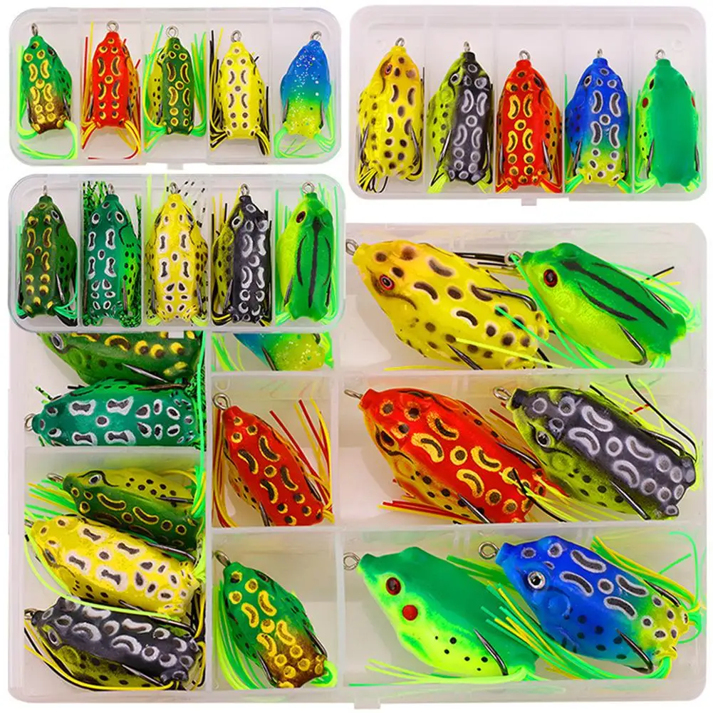 1pack Frog Soft Fishing Bait Thunder Frog Bionic Lures With Double Hook Fishing Supplies
1pack Frog Soft Fishing Bait Thunder Frog Bionic Lures With Double Hook Fishing Supplies