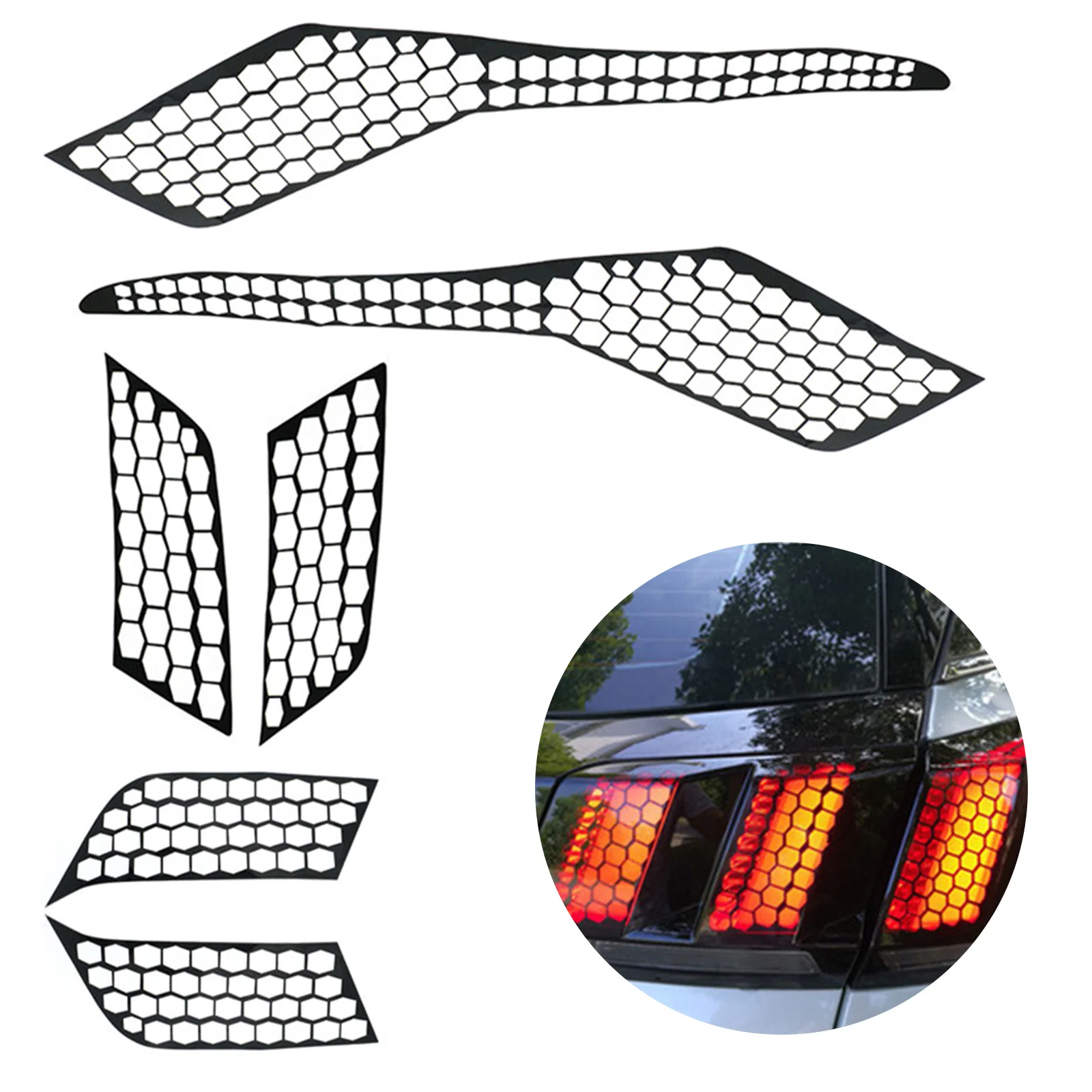 Car Rear Tail Light Lamp Decorative Decal Sticker Cover Auto Honeycomb Protector For Peugeot 3008 / 3008 GT 2017 - 2019 3008GT
Car Rear Tail Light Lamp Decorative Decal Sticker Cover Auto Honeycomb Protector For Peugeot 3008 / 3008 GT 2017 - 2019 3008GT