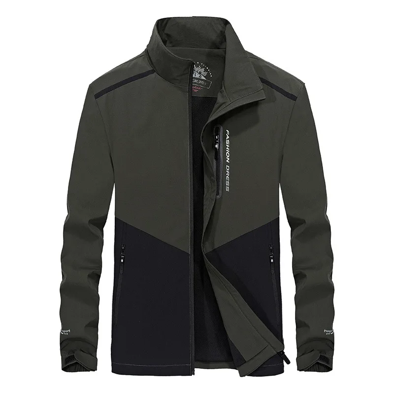 New Arrival Fashion Spring Patchwork Jackets Casual Coats Men High Quality Stand Collar Slim Fit Coat Men Jacket Quick dry Coat
New Arrival Fashion Spring Patchwork Jackets Casual Coats Men High Quality Stand Collar Slim Fit Coat Men Jacket Quick dry Coat