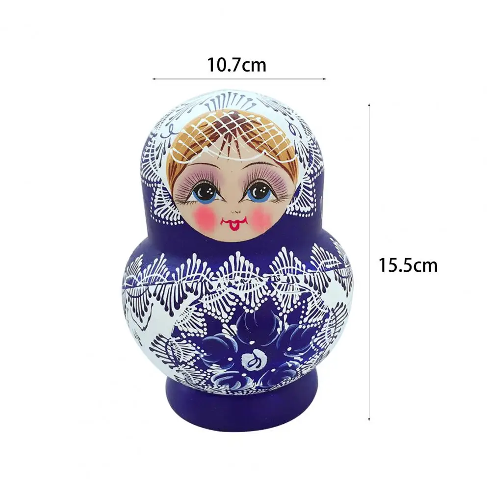 10Pcs/Set Russian Nesting Dolls Matryoshka Wooden Handmade Toy Craft Home Decor Tabletop Ornaments Birthday Gift
10Pcs/Set Russian Nesting Dolls Matryoshka Wooden Handmade Toy Craft Home Decor Tabletop Ornaments Birthday Gift