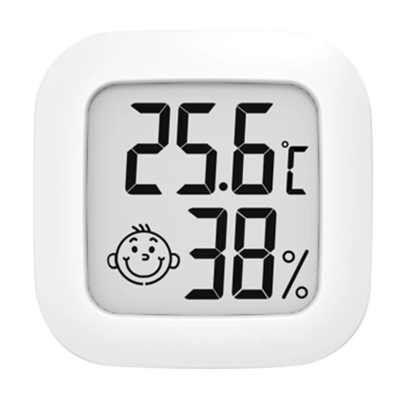 Mini Indoor Thermometer Digital LCD Temperature Sensor Humidity Meter Thermometer Room Hygrometer Gauge White
Mini Indoor Thermometer Digital LCD Temperature Sensor Humidity Meter Thermometer Room Hygrometer Gauge White