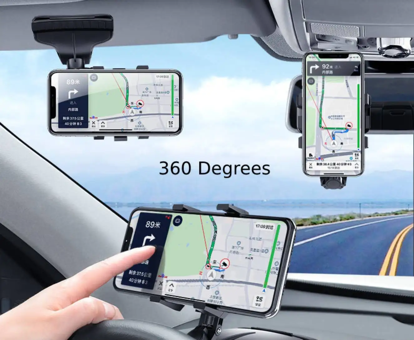 360 Degrees Universal Car Phone Holder Mount Stand GPS Telefon Mobile Cell Support For iPhone 13 12 11 Pro Max X 7 8 HuaWei
360 Degrees Universal Car Phone Holder Mount Stand GPS Telefon Mobile Cell Support For iPhone 13 12 11 Pro Max X 7 8 HuaWei