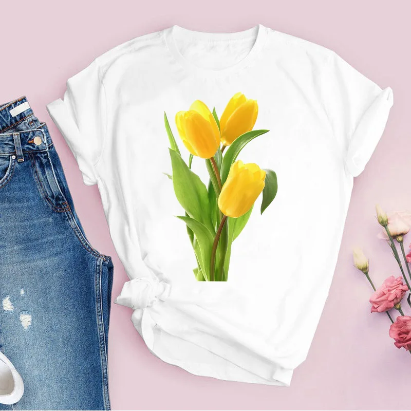 2022 Summer T-shirt Aesthetic Flower Graphic T Shirt Harajuku Fashion Tops Female O-neck White Short Sleeve T-shirt Women
2022 Summer T-shirt Aesthetic Flower Graphic T Shirt Harajuku Fashion Tops Female O-neck White Short Sleeve T-shirt Women
